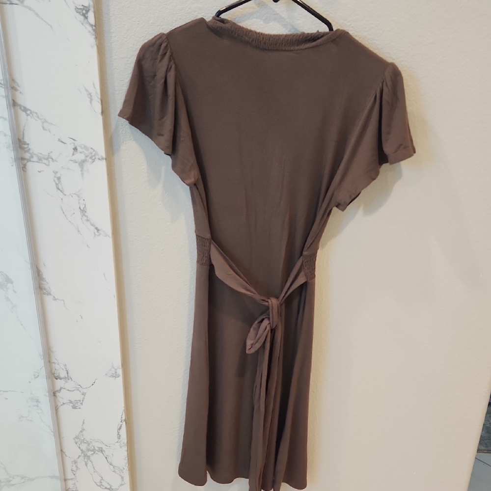 BCBGMaxAzria Chocolate Brown Midi Dress - Picture 4 of 6